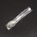 Stainless Steel Dining Spoon alongside other cutlery, ideal for home or café use.