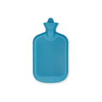Durable rubber hot water bag with secure cap