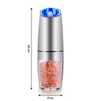 Modern automatic electric salt and pepper grinder with adjustable coarseness