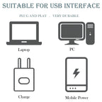 Compact USB light offering convenient and efficient illumination for any home space.