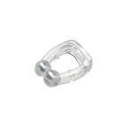 Silicone magnetic nose clip displayed on a smooth surface