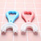 Kids toothbrush with soft bristles, ideal for daily oral care.