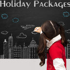 Full view of a large blackboard wall sticker used as a creative mural.