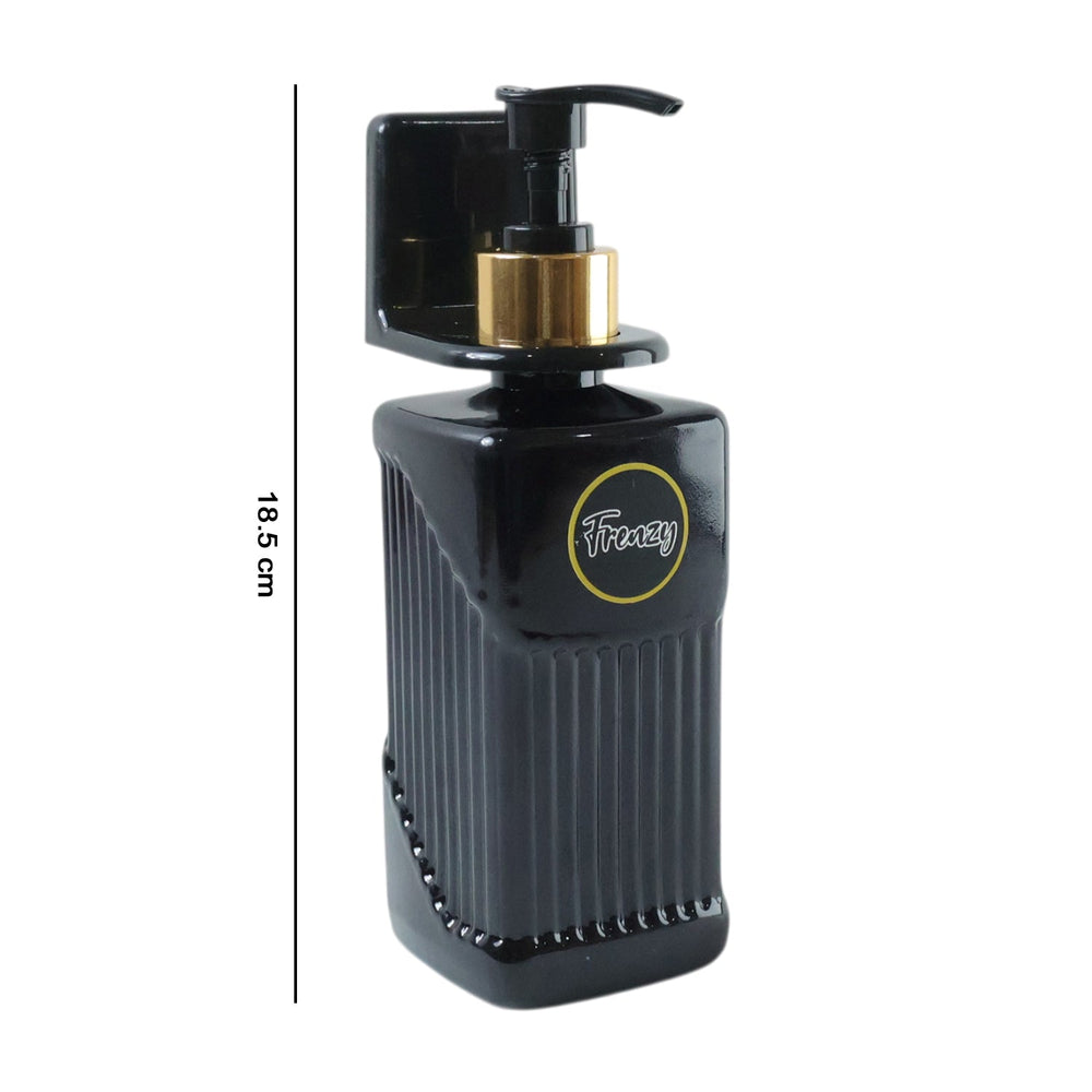 Bathroom liquid soap pump container bottle with easy mounting
