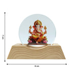 Spiritual acrylic LED night lamp with Lord Ganesha design