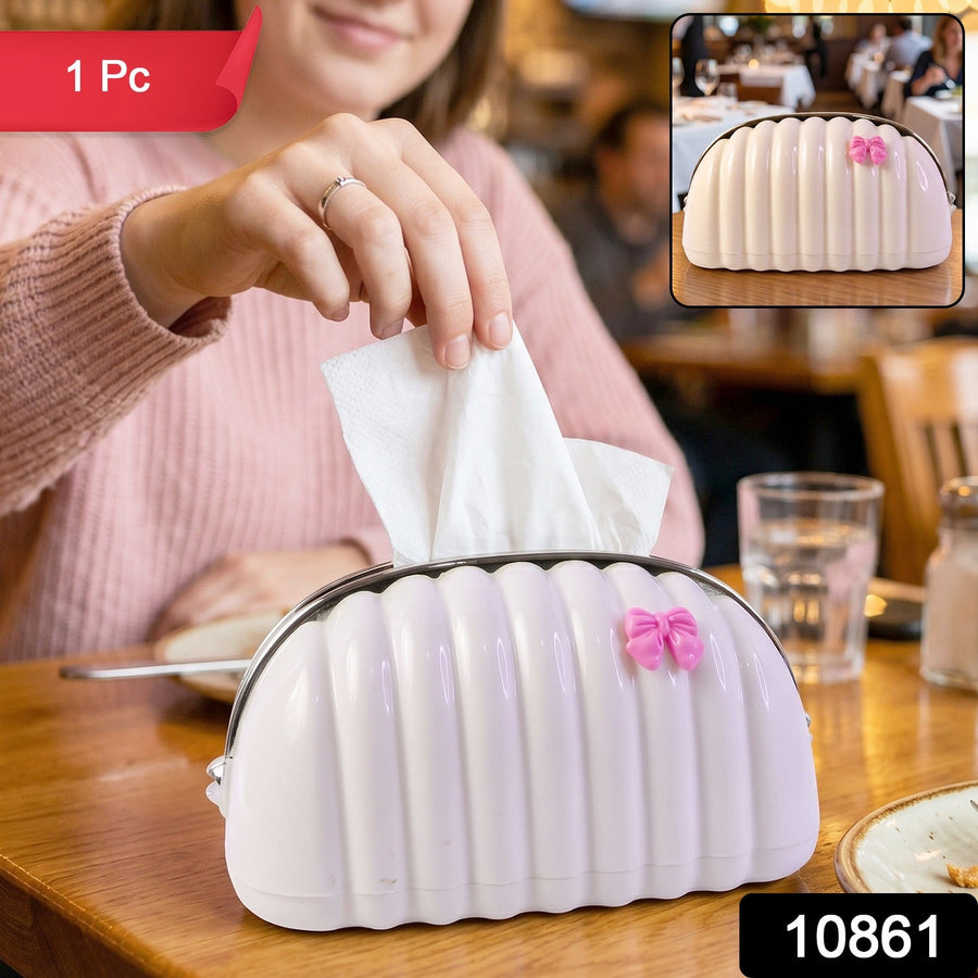 Shell Shape Tissue Dispenser – Elegant Decor for Home & Car
