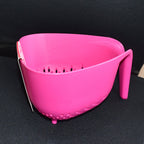 Lifestyle image of Supermom triangular kitchen colander in modern kitchen
