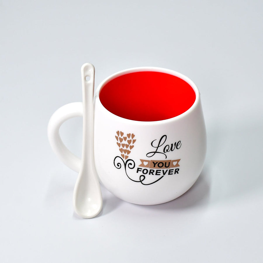 Coffee Mug with Spoon – Multi-Design, Boxed | Mug Wala