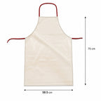Dimensions and size guide for kitchen apron
