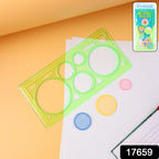 Drawing tool featuring interlocking spirograph gears for pattern creation