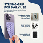 Clean main view of suction phone holder mount for hands-free use