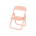 Versatile chair mobile stand designed to support various smartphone models.