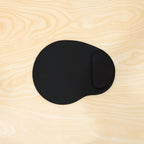 Person using ergonomic mouse pad for daily work