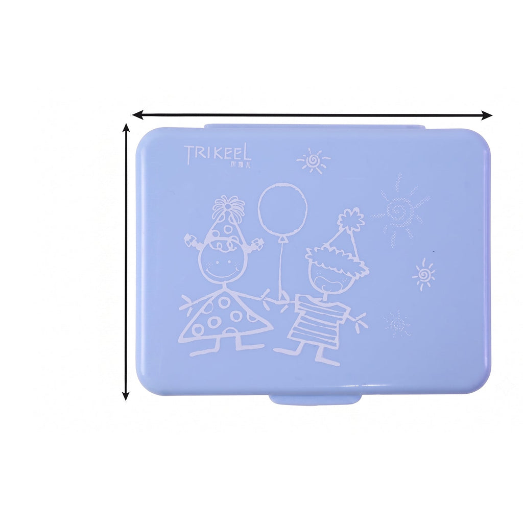 A 6 compartment pill organizer displayed clearly on a clean white background.