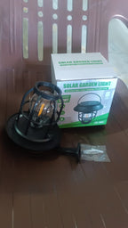 Solar lantern wall light outdoor use