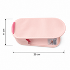 Size and dimensions guide for adjustable shoe rack