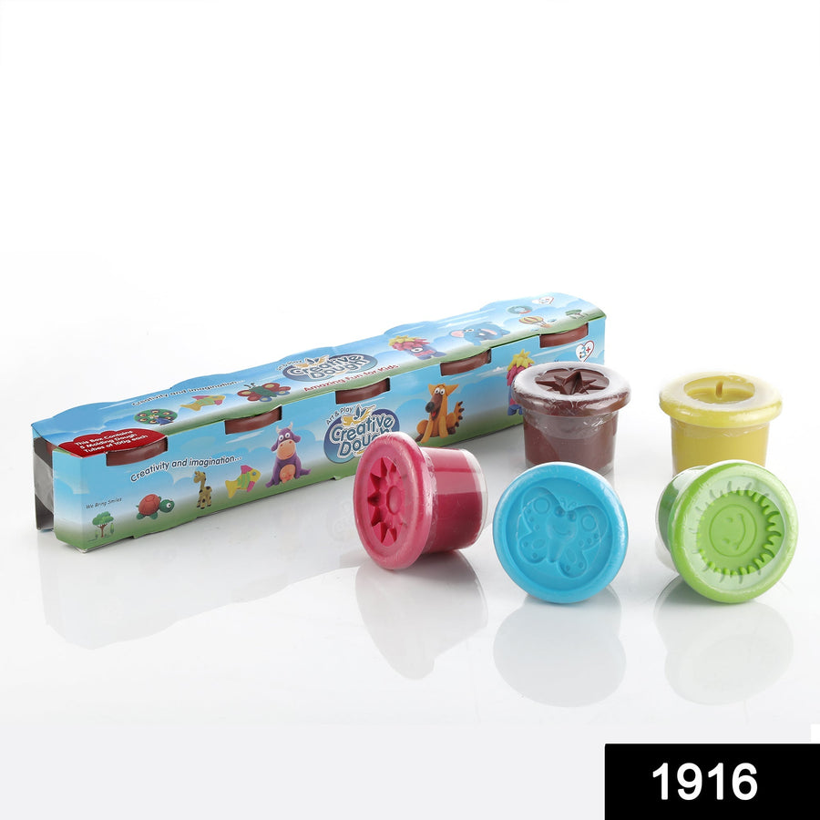 Non-Toxic Dough Clay – 5 Vibrant Colours, Creative Play | Aditi