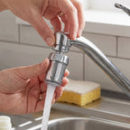 Splash proof filter aerator reduces water splashing