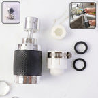 360° rotatable kitchen faucet sprayer with splash-proof filter
