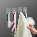 Hooks used to hang towels in kitchen or bathroom