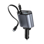 Output ports of 4-in-1 car charger for multiple device charging