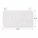 Size guide for wall mount WiFi router holder