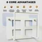 WiFi router wall mount bracket holder stand with open frame design