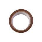 Brown cello tape roll with white background