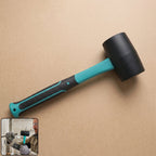Durable heavy duty sledge hammer rubber mallet featuring an ergonomic non-slip handle.