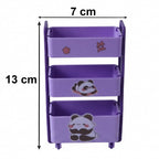Size graphic showing the compact dimensions of the trolley.