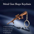 Metal gun keychain product packaging