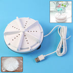 Portable USB mini washing machine cleaning small clothes in bucket