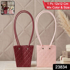Pack of foldable waterproof flower packaging bags in assorted colors