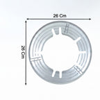 Kitchen burner support ring for woks and pressure cookers