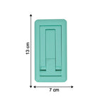 Foldable phone stand with dimensions and smartphone compatibility