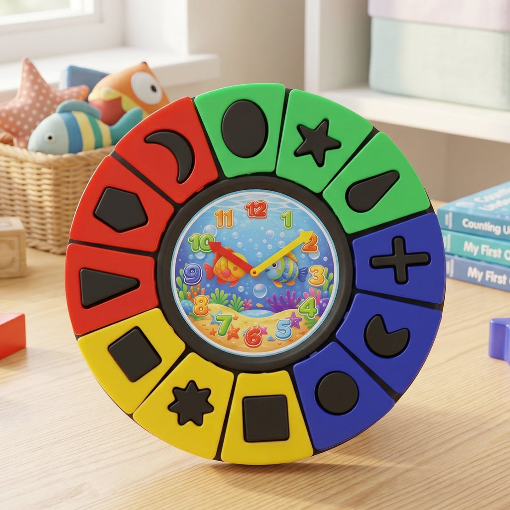 Kids puzzle toy enhancing motor skills and recognition