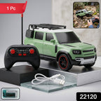 RC racing car toy with lights and multi-directional steering