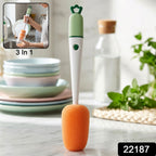 Pack of bottle cleaning brushes in vibrant colors
