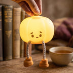 Silicone pumpkin lamp product view