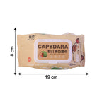 Single pack of gentle cleansing wipes on white background