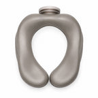 White background hot water bottle showing size and design