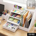 Desk storage cabinet with drawer