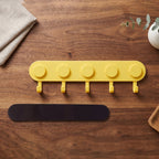 Multipurpose five-hook wall hanger for home storage