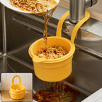 Plastic hanging kitchen sink drain basket clean product image without SKU