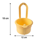 Plastic hanging kitchen sink drain basket dimension photo