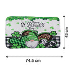 Dimensions of bathroom mat set, size 74.5 x 43 cm