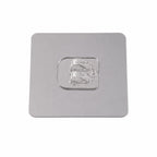 Wall hook with metallic base for secure hanging