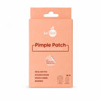 White background featuring pimple patch set
