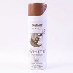 Can of men's body spray with white background