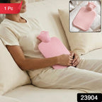 Reusable hot water therapy bag with 1 piece label and SKU 23904
